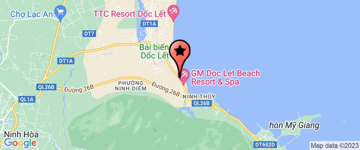 Map go to Sach Khanh Hoa Seafood Development Investment Company Limited