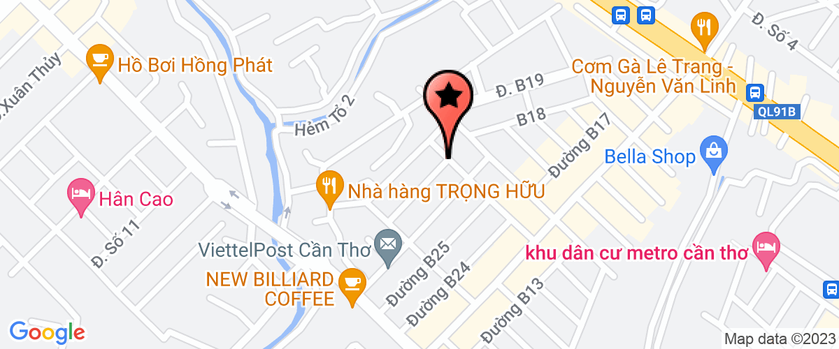 Map go to Uy Vu Cat Tuong Company Limited