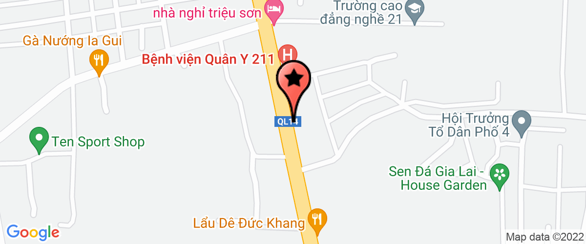 Map go to Hoang Thai Duong Gia Lai Services And Trading Company Limited