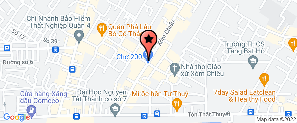 Map go to Thanh Tai Trading Production Company Limited