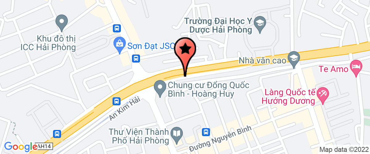Map go to Kim Ngan Construction Company Limited