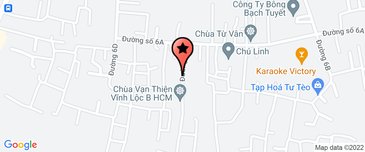 Map go to Mau – Tan Dat Phat Metal Service Trading Company Limited