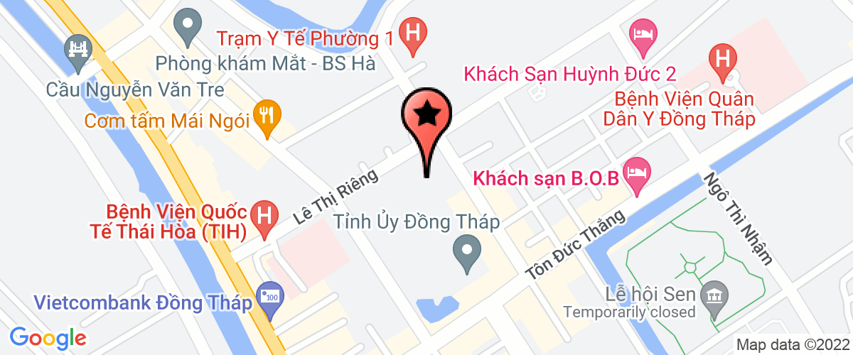 Map go to Phat Thanh Dong Thap Province Television Service Center