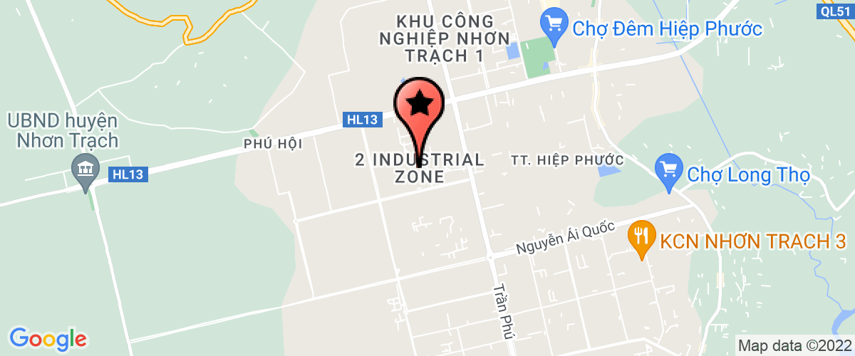 Map go to ChoongNam VietNam Limited Weaving Company