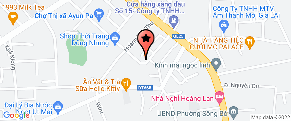 Bản đồ đến Công Ty TNHH Một Thành Viên Minh Phương Ayun Pa
