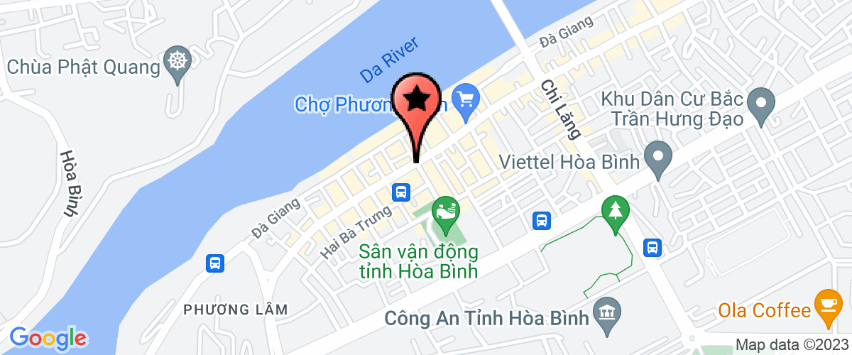 Map go to Chi cuc Lam nghiep Hoa Binh