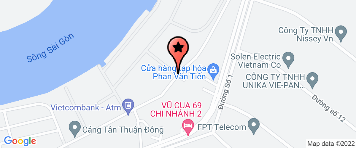 Bản đồ đến Công Ty TNHH Một Thành Viên Cảng Bến Nghé