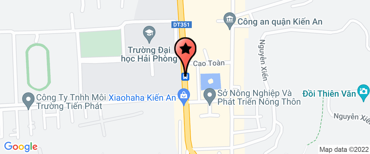 Map go to Hoang Phuc Production and Trading Development Investment Company Limited