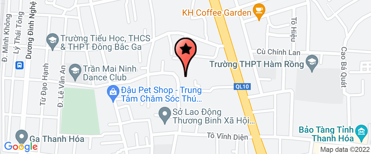 Map go to Phong kham da khoa GTVT Thanh Hoa