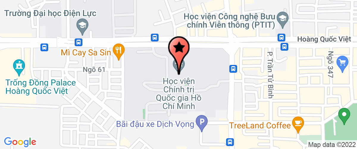 Map go to Viet Xanh Investment and Technology Development Joint Stock Company