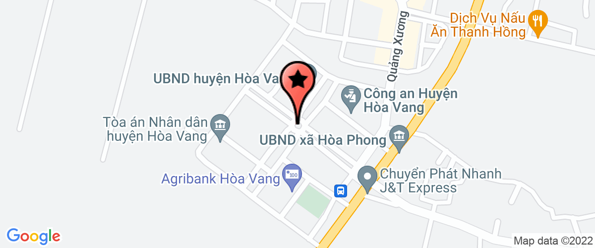 Map go to Vien Kiem sat Nhan dan Hoa Vang District