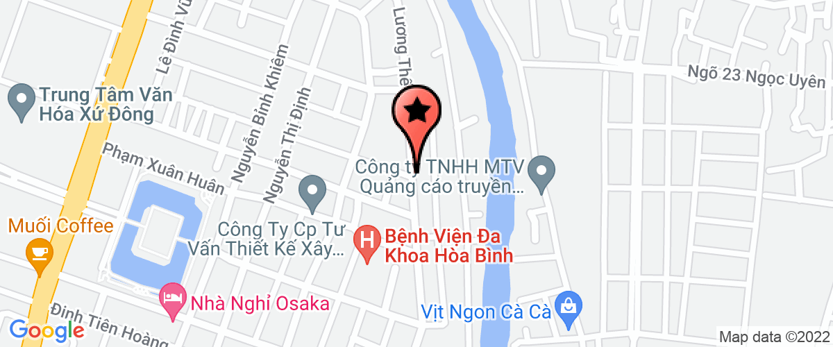 Map go to May Hoang Long Hd Company Limited