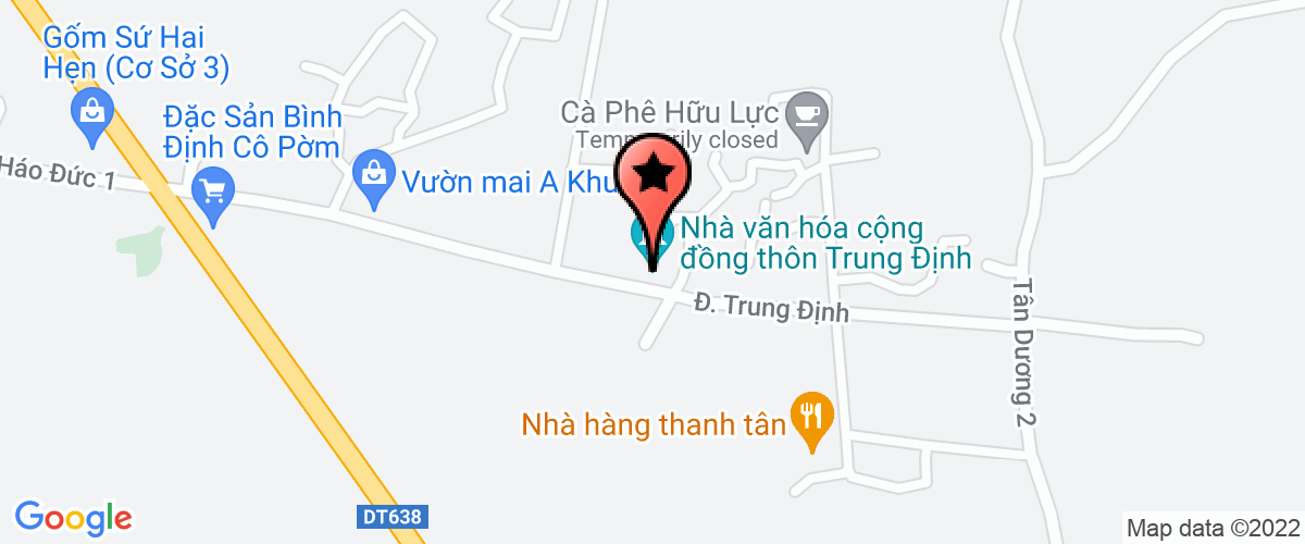Bản đồ đến Công Ty TNHH Sản Xuất Và Thương Mại Tổng Hợp Hương Sơn