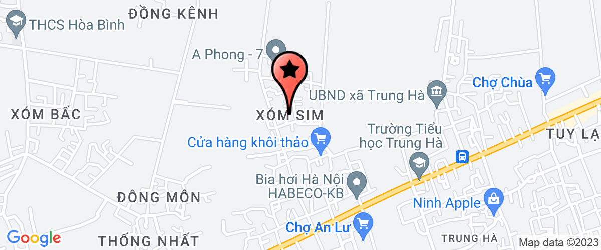 Map go to trach nhiem huu han Dung Hao Company