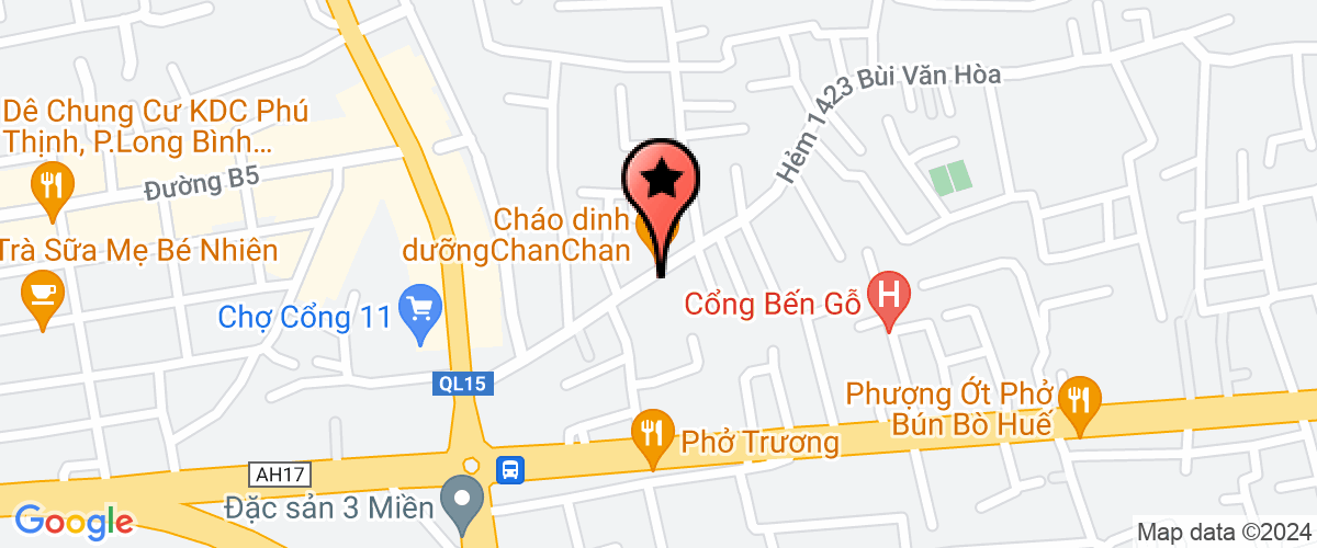 Map go to Phuc Hung Wood Production Company Limited