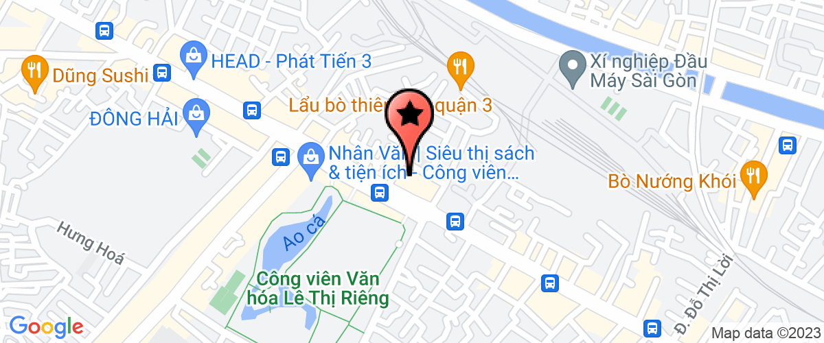 Map go to Hang Tieu Dung Hoang Nhat Minh Production And Import Export Company Limited