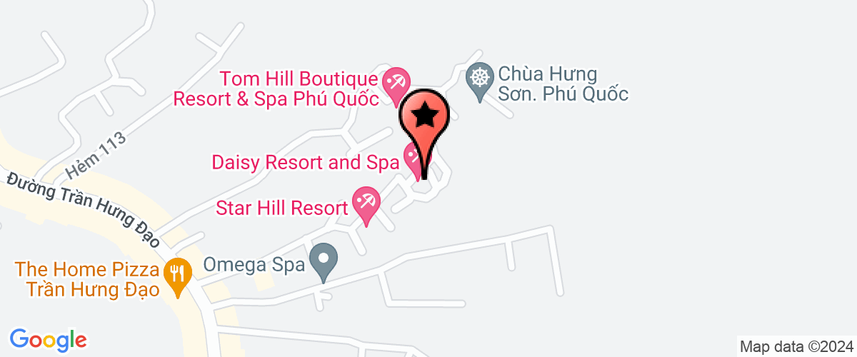 Map go to Hai Bon Bay Phu Quoc Travel Company Limited