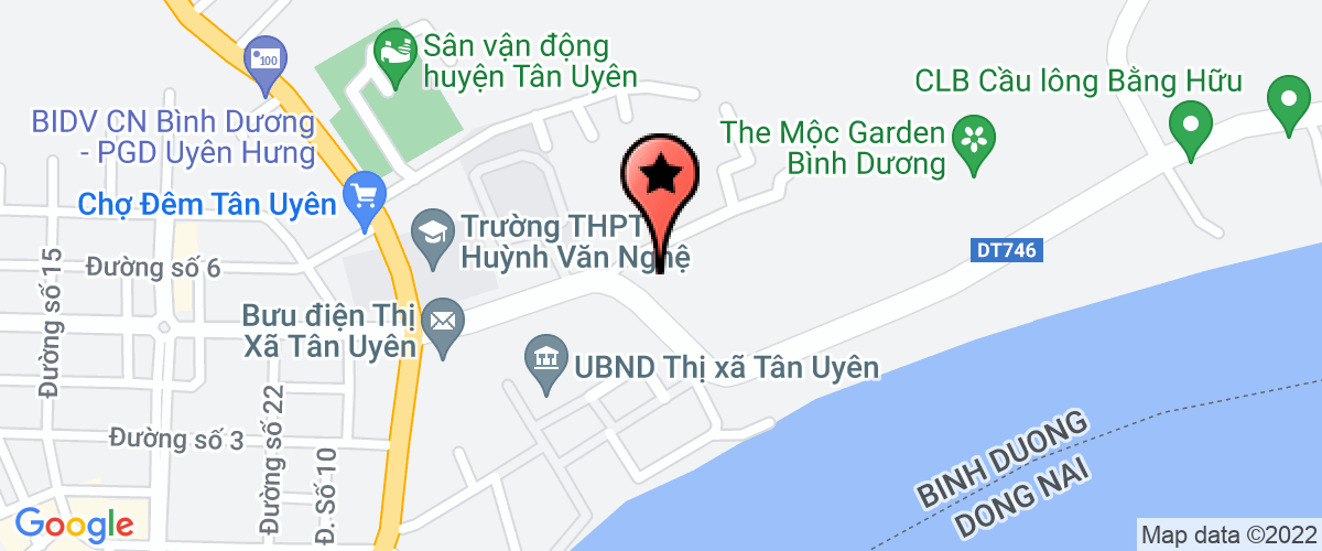 Map go to Mien Tay Food Beverages Coffee- Company Limited