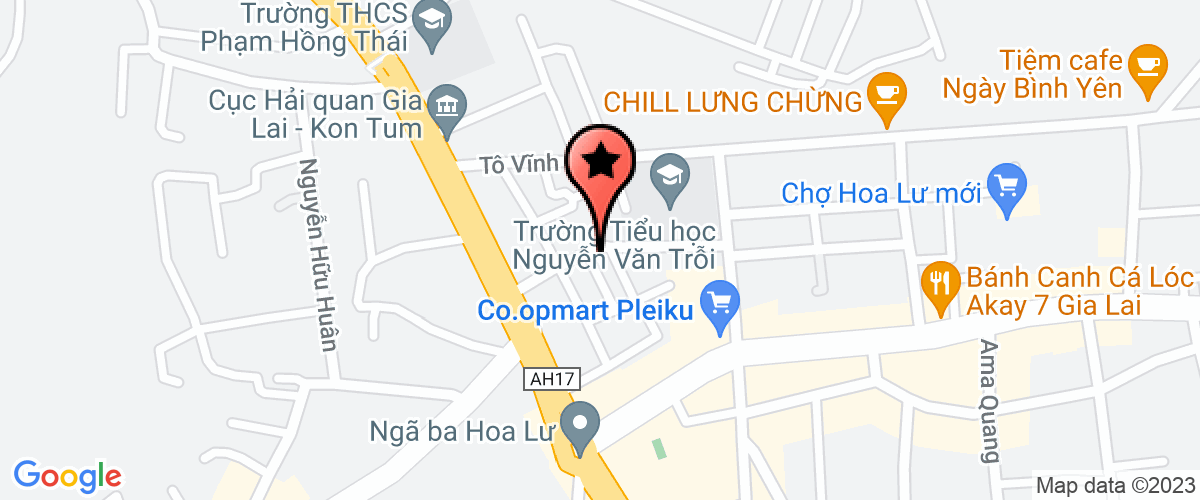 Map go to Ve Uyen Gia Lai Company Limited