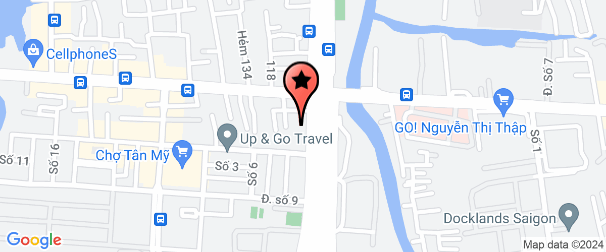 Map go to Cong Chung Tan Thuan Office