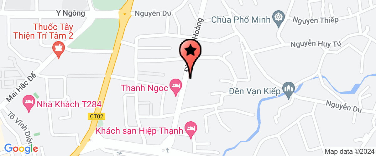 Map go to anh sang Electrical Company Limited