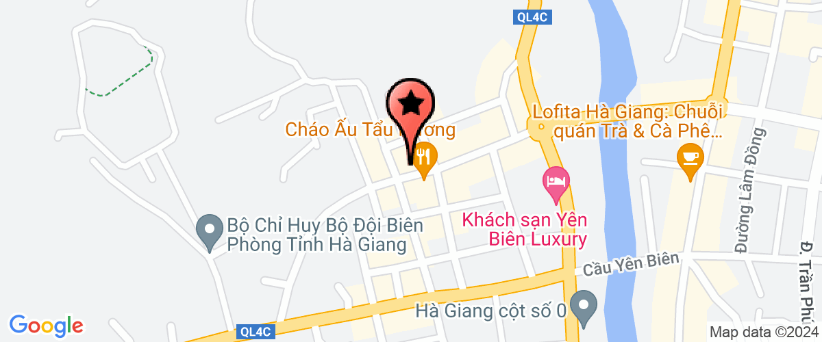 Map go to luc Ha Giang Electrical Company