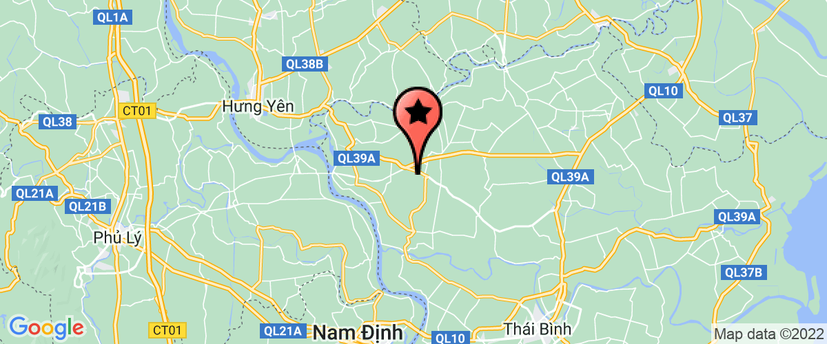 Map go to Benh vien da khoa Hung Nhan Hung Ha District