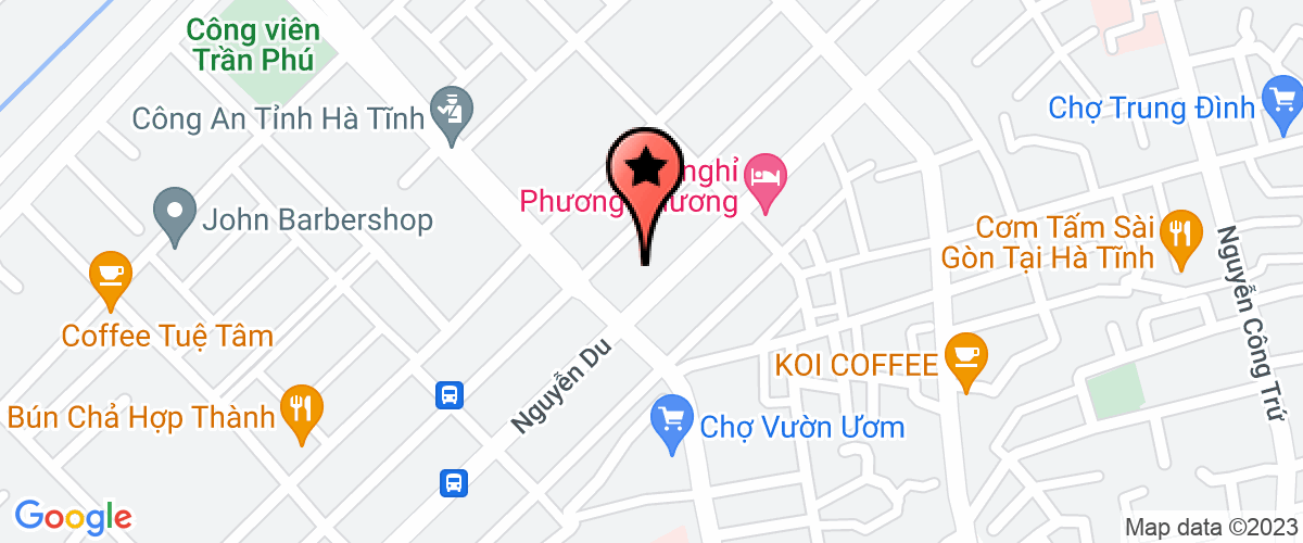 Map go to Nha Sach Ha Tinh Hygienic Company Limited