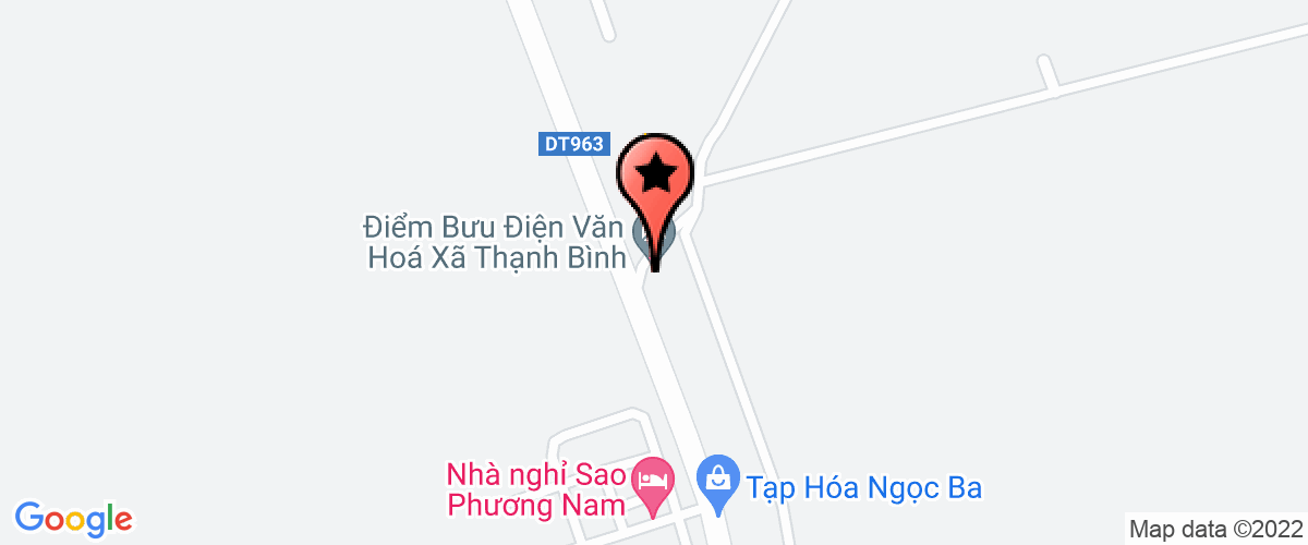 Bản đồ đến UBND Xã Thạnh Bình