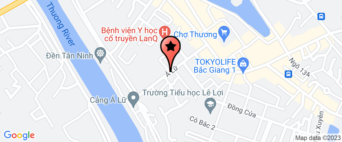 Map go to Chi nhanh cong ty thuong mai Duc Phat tai Bac Giang Limited