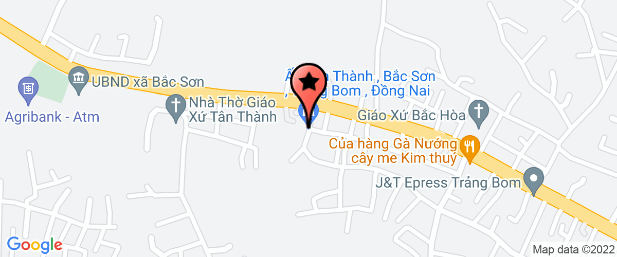 Map go to Truong Doi 61 Nursery