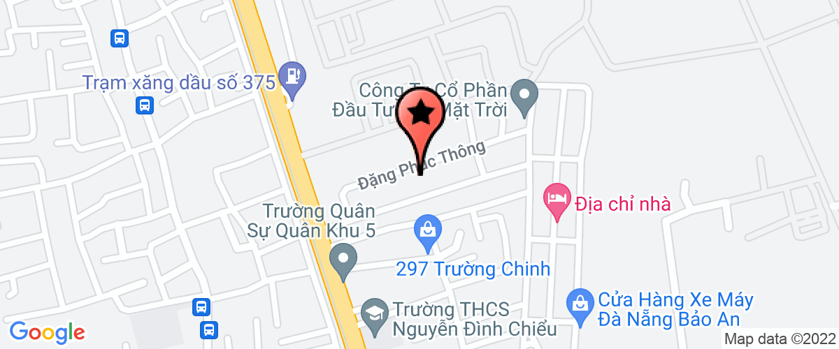 Map go to Aoh Kien Xanh Design Construction Company Limited