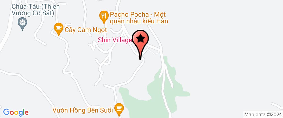 Map go to Ha Nhan Da Lat Company Limited
