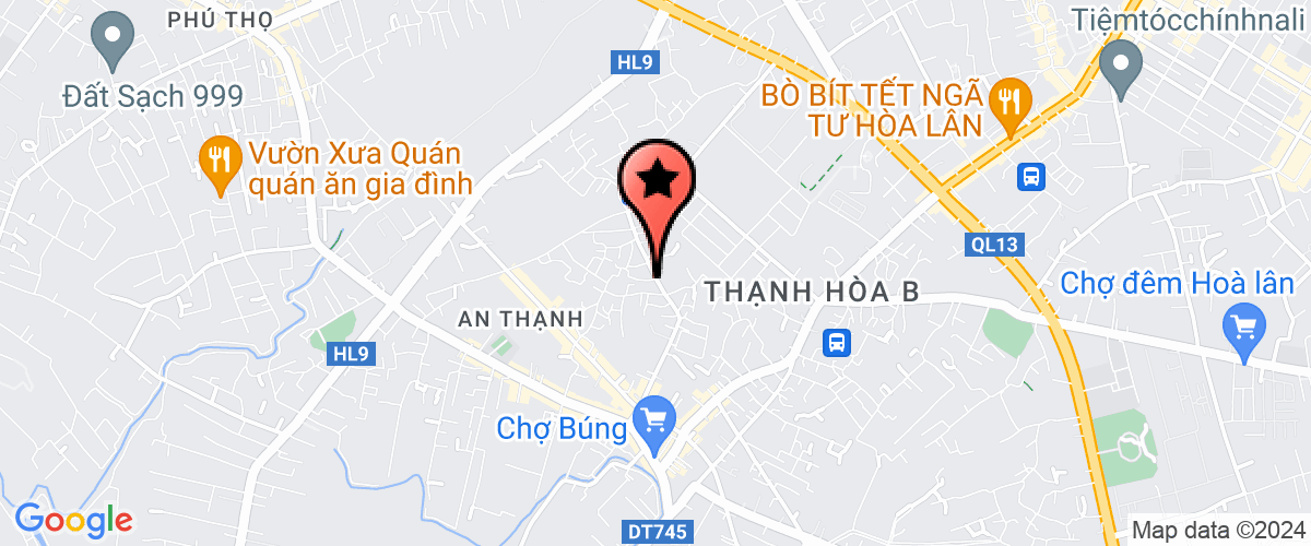Map go to Luong The Vinh Elementary School