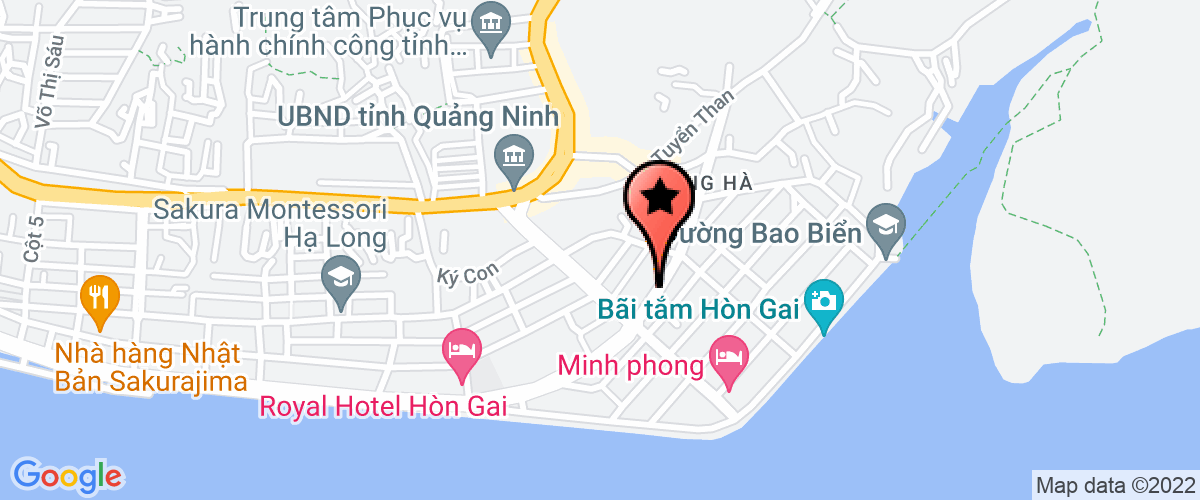 Map go to Hoang Anh Stone Qn Joint Stock Company