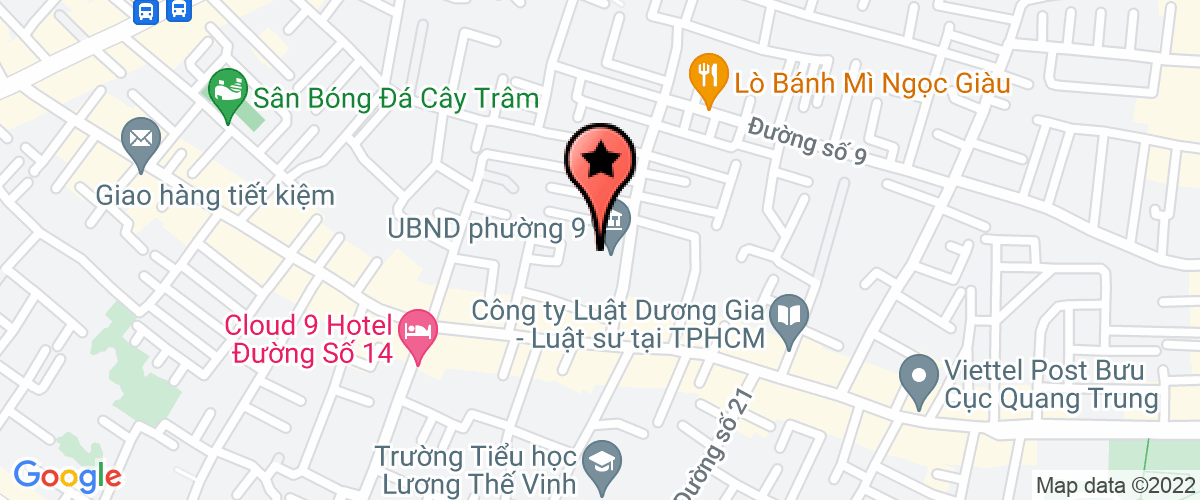 Map go to Dai Thanh Cong Construction One Member Company Limited