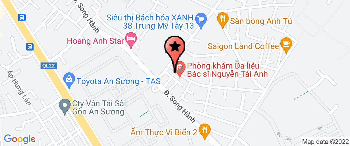 Map go to Minh Quan Steel Import Export Company Limited