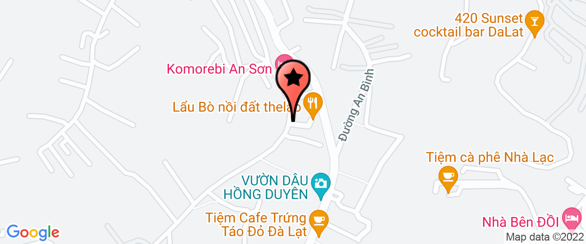 Map go to Da Lat Express Company Limited