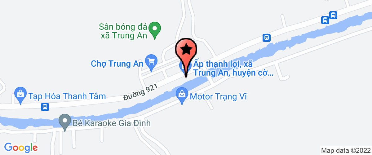 Map go to Uy Ban Nhan Dan xa Trung An