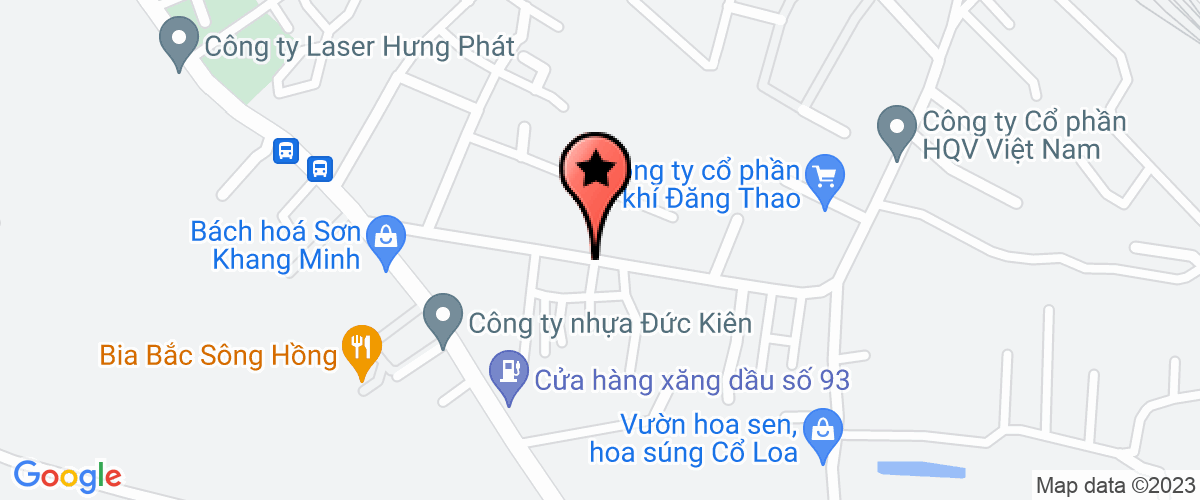 Map go to Tex VietNam Technology Joint Stock Company