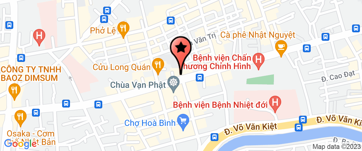 Map go to DNTN Bach Hop