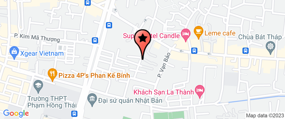 Map go to Hang HoA Phu Hung General Trading Company Limited