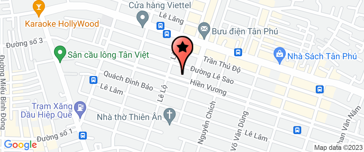 Bản đồ đến Công Ty TNHH Âm Nhạc Hồng Ân