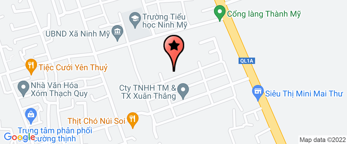 Map go to DNTN co khi Yen Hung