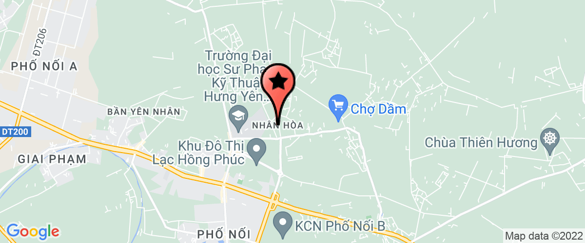 Map go to Phu Thai Hung Yen Company Limited