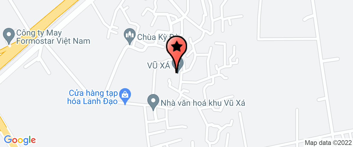 Map go to thuc pham Nghia My - VietNam Company Limited