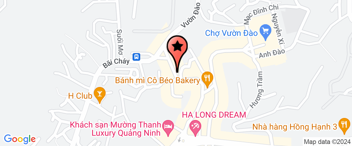 Map go to Branch of  Macs in Quang Ninh Navigation Joint Stock Company