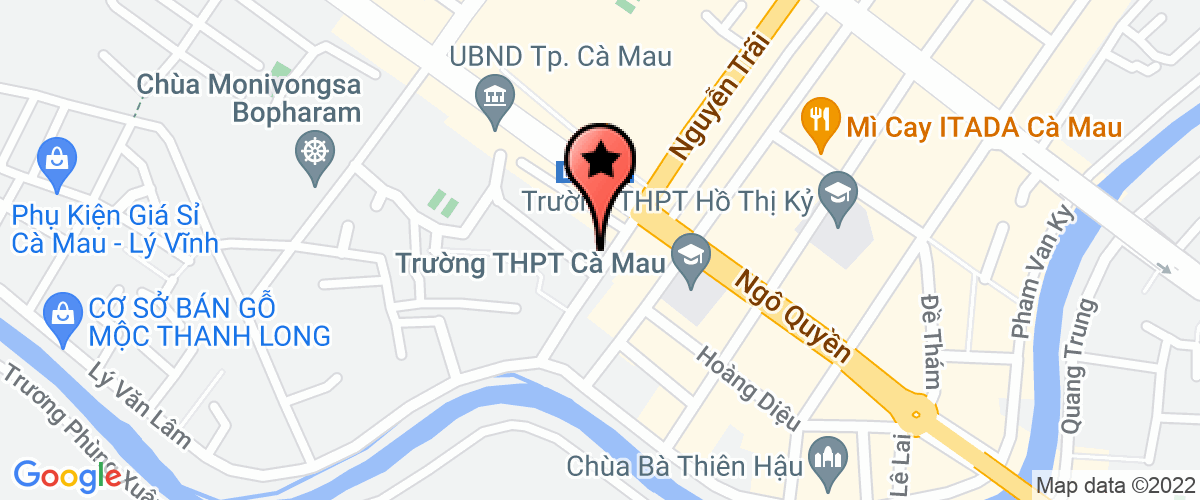 Map go to Trang Tri Quoc Hieu Interior Exterior Company Limited