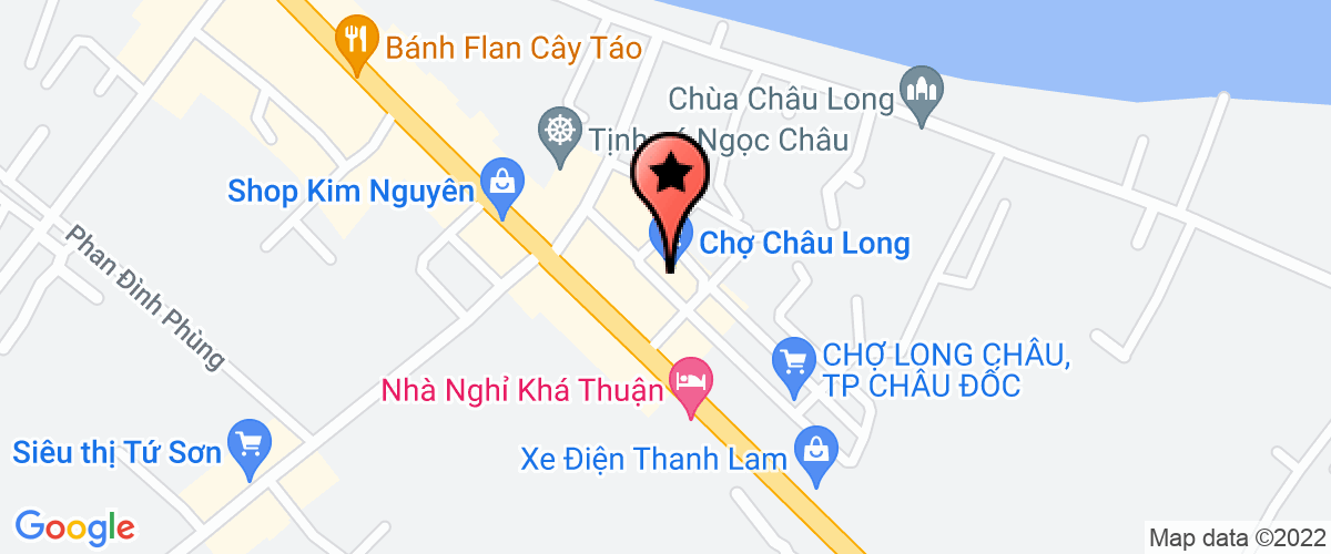 Map go to Chau Doc Bridge Investment Corporation