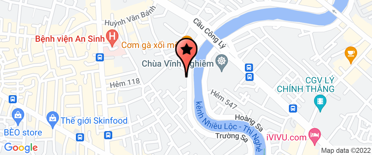 Map go to Xanh Natural Chemical Company Limited